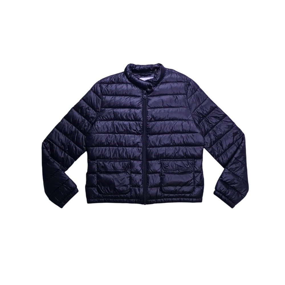 Calvin Klein Puffer Jacket Womens Medium‎ Black Sorona Insulated Lightweight